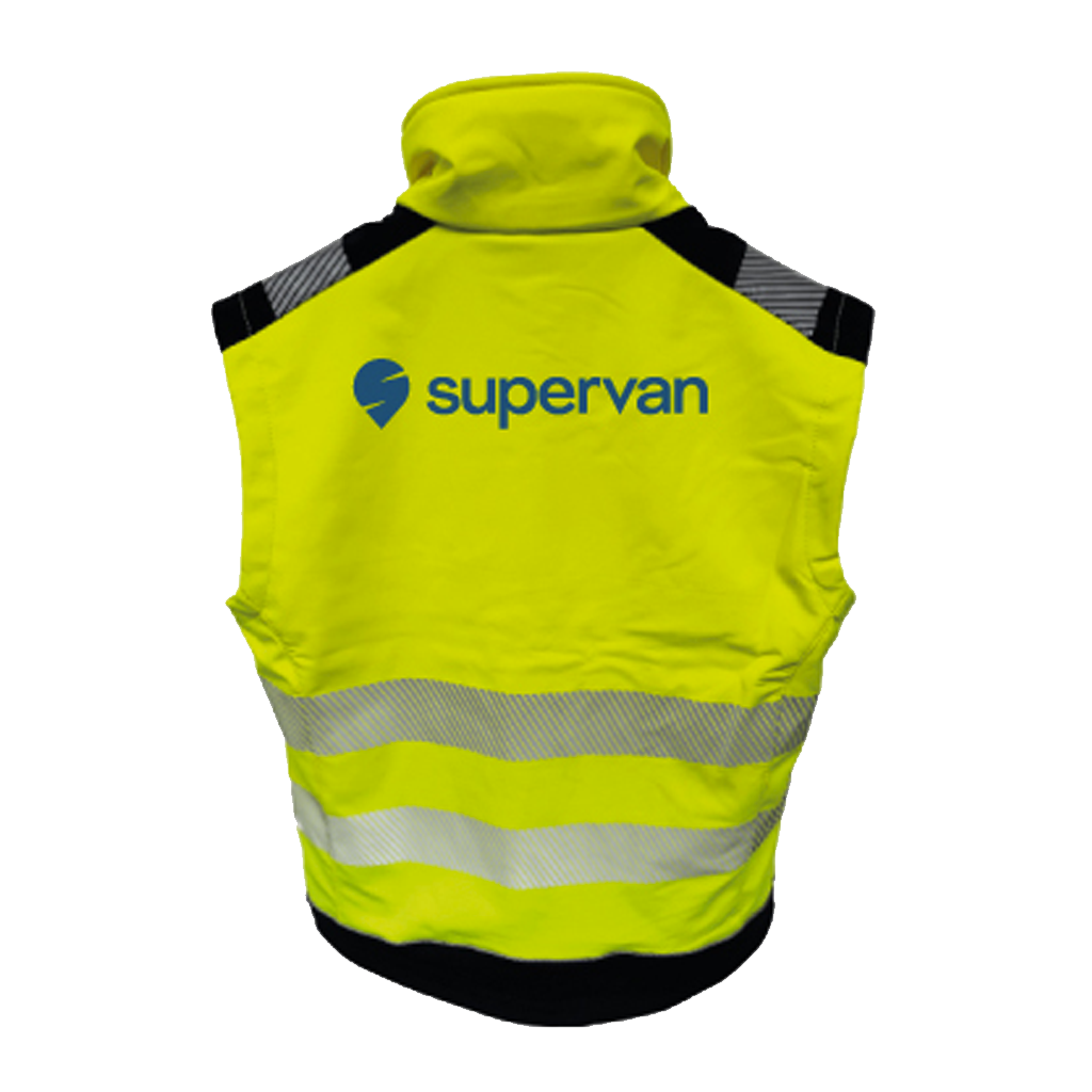 Gilet Supervan par U-Power - SoftShell stretch, confortable et déperlant